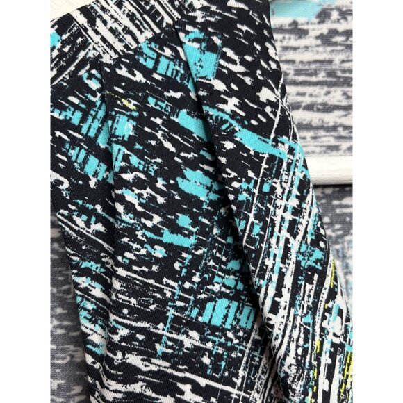 BCBGMAXAZRIA Abstract Print Ruched Sheath Dress XS - Picture 14 of 14